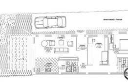 3 camere de vanzare , terasa de 60 mp si loc de parcare, in imobil tip vila
