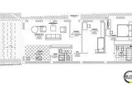 3 camere de vanzare , terasa de 60 mp si loc de parcare, in imobil tip vila