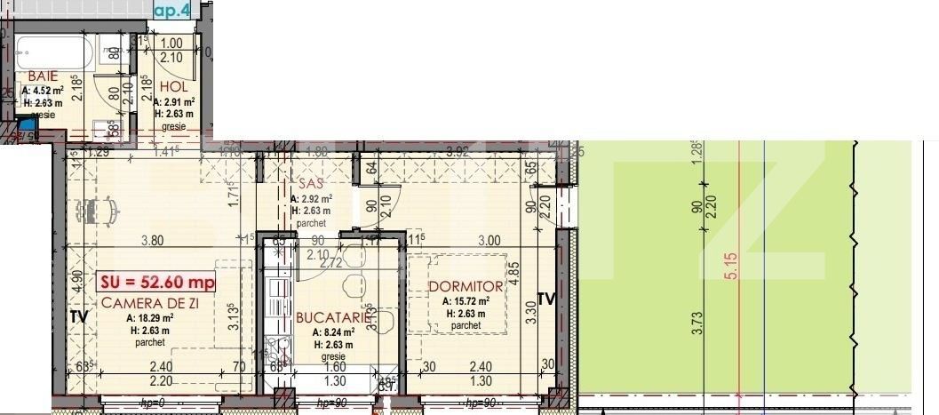 Apartament de vânzare 2 camere Floreşti - 113354AV | BLITZ Cluj-Napoca | Poza2