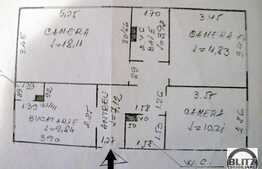 De vanzare 3 camere, la cateva minute de Billa, imobil izolat termic