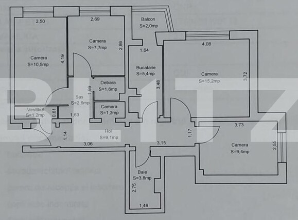 Apartament de vânzare 4 camere Manastur - 113600AV | BLITZ Cluj-Napoca | Poza1