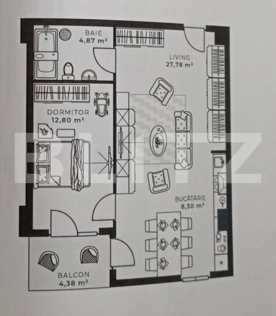 Apartament de vânzare 2 camere Gheorgheni - 113657AV | BLITZ Cluj-Napoca | Poza2