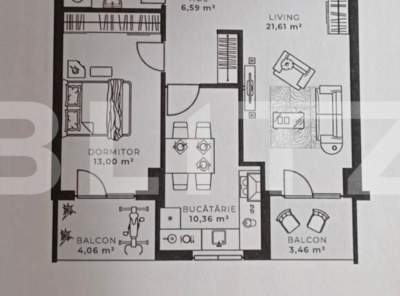 Apartament de vânzare 2 camere Gheorgheni - 113658AV | BLITZ Cluj-Napoca | Poza1