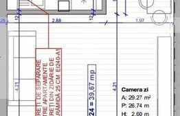 Exclusivitate, Comision 0% Apartament 1 cam, finisat, 40 mp, parcare