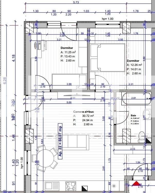 Apartament de vânzare 3 camere Floreşti - 113680AV | BLITZ Cluj-Napoca | Poza2