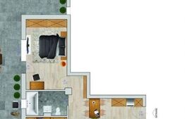 Apartament modern, 3 camere, terasa 46,5 mp, zona strazii Florilor!