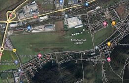 Teren de vanzare 800 mp, front 17 ml, in zona de case Dezmir