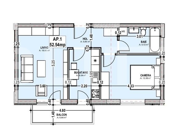 Apartament de vânzare 2 camere Central - 114135AV | BLITZ Cluj-Napoca | Poza2