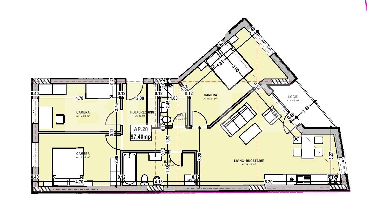 Apartament de vânzare 4 camere Central - 114139AV | BLITZ Cluj-Napoca | Poza2