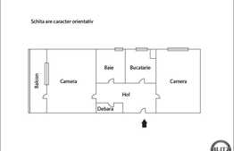 Apartament de vanzare, 2 camere, 56 mp, etaj intermediar, zona restaurant Regal!