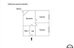 2 camere, 40 mp, etaj intermediar, imobil nou, zona restaurant Regal!