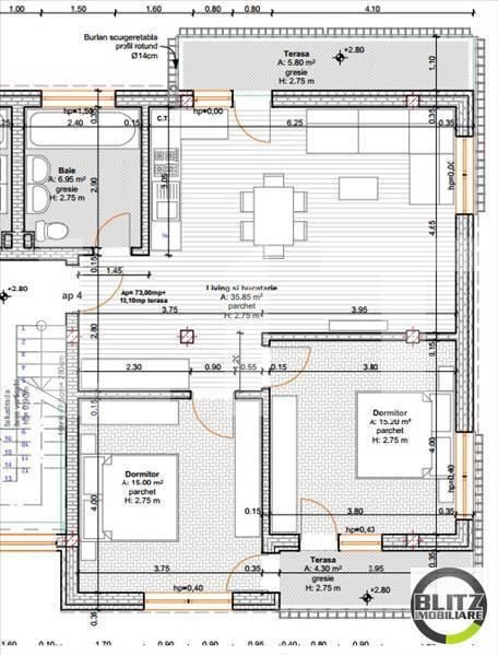 Apartament de vânzare 3 camere Floreşti - 11468AV | BLITZ Cluj-Napoca | Poza3