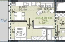 Apartament 2 camere intr-un Ansamblu rezidential Premium, zona Semicentrala 