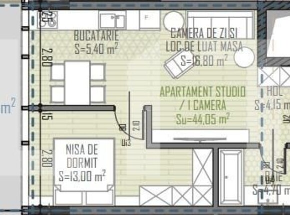 Apartament de vânzare 2 camere Semicentral - 114684AV | BLITZ Cluj-Napoca | Poza2