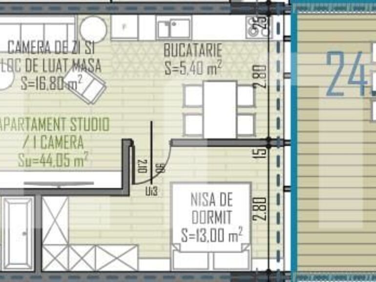 Apartament de vânzare 2 camere Semicentral - 114686AV | BLITZ Cluj-Napoca | Poza1