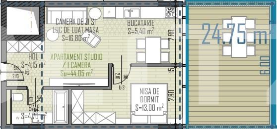 Apartament 2 camere intr-un Ansamblu rezidential Premium, zona Semicentrala