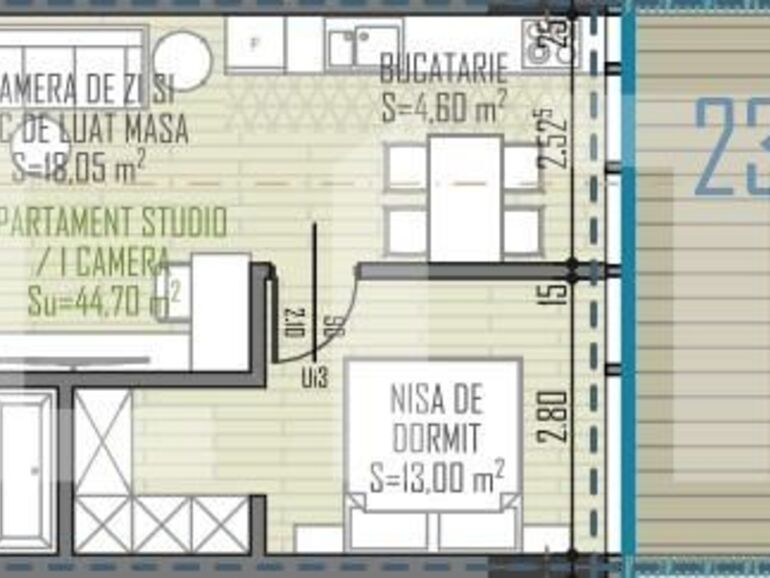 Apartament de vânzare 2 camere Semicentral - 114688AV | BLITZ Cluj-Napoca | Poza1