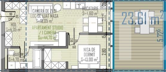 Apartament 2 camere intr-un Ansamblu rezidential Premium, zona Semicentrala