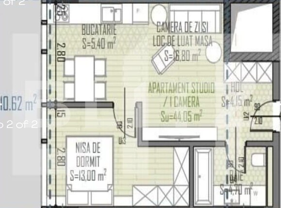 Apartament de vânzare 2 camere Semicentral - 114715AV | BLITZ Cluj-Napoca | Poza2