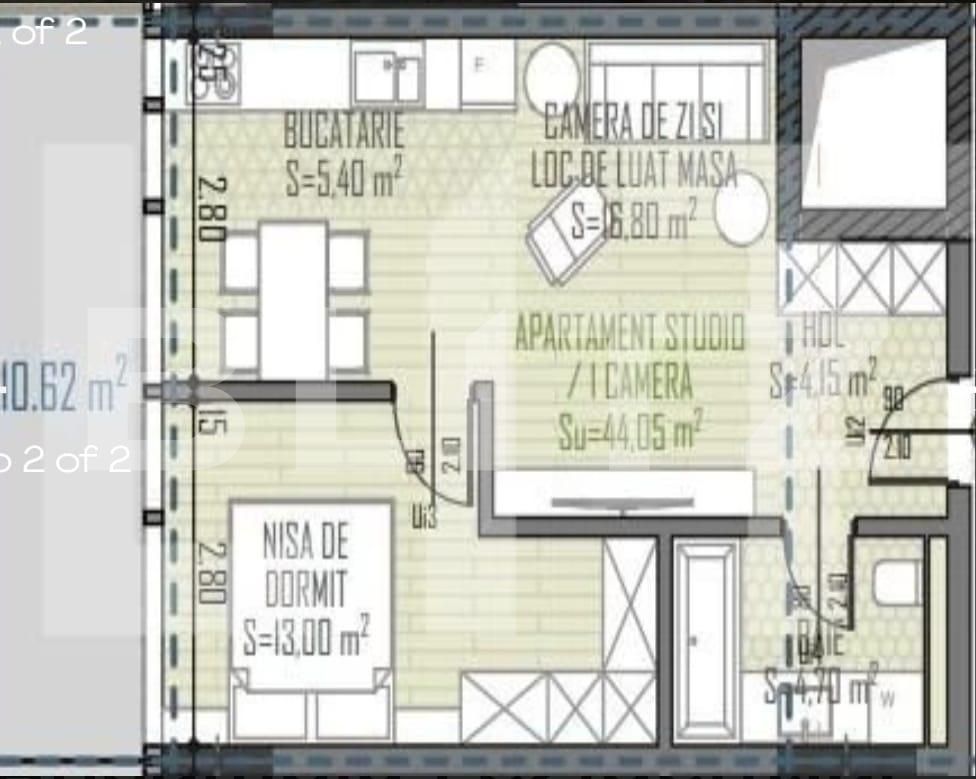 Apartament de vânzare 2 camere Semicentral - 114715AV | BLITZ Cluj-Napoca | Poza2