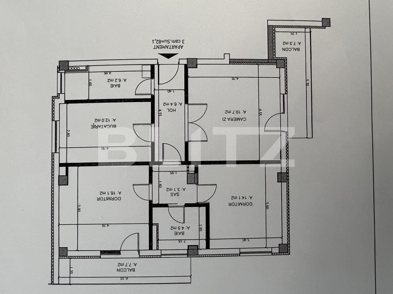 Apartament de vânzare 3 camere Bună Ziua - 114783AV | BLITZ Cluj-Napoca | Poza1