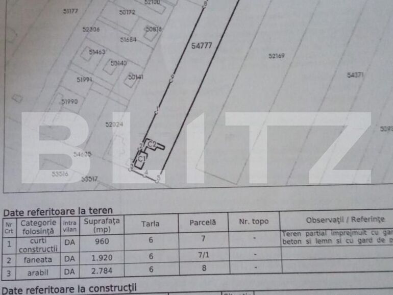 Teren de vânzare Exterior Sud - 114820TV | BLITZ Cluj-Napoca | Poza1