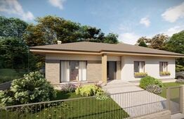 Casa individuala pe un nivel, 115 mp utili, 467 mp teren, Chinteni