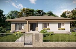 Casa individuala pe un nivel, 115 mp utili, 467 mp teren, Chinteni