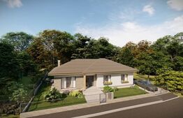 Casa individuala pe un nivel, 115 mp utili, 467 mp teren, Chinteni