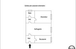 Apartament 2 camere, 48 mp utili, semidecomandat, zona strazii Aleea Borsec