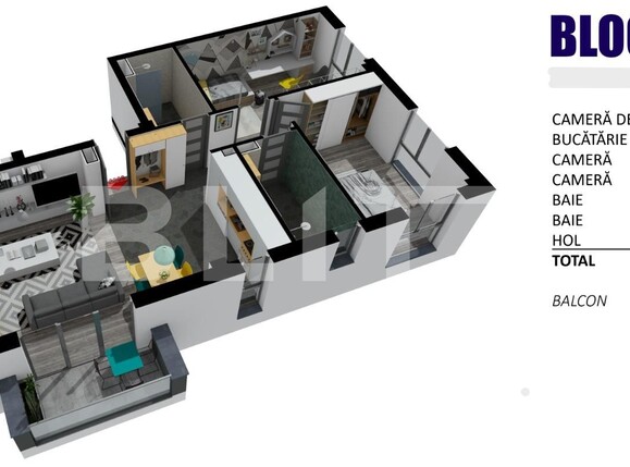 Apartament de vânzare 3 camere Floreşti - 115034AV | BLITZ Cluj-Napoca | Poza6