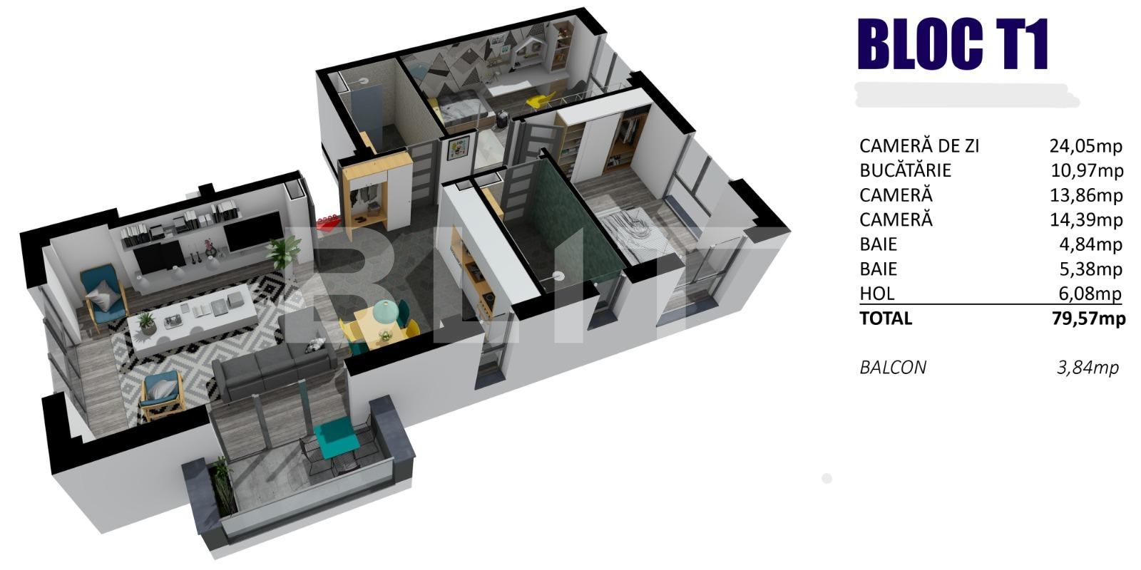 Apartament de vânzare 3 camere Floreşti - 115034AV | BLITZ Cluj-Napoca | Poza6