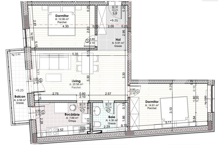 Apartament de vânzare 3 camere Someseni - 115093AV | BLITZ Cluj-Napoca | Poza1