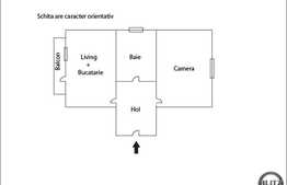 Apartament 2 camere, 52,4 mp, semifinisat, etaj intermediar, parcare inclusa!