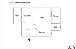 2 camere, 52 mp urili, garaj, boxa, 2 terase 50 mp, zona strazii Romul Ladea