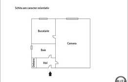 Apartament 1 camera, 40 mp utili, imobil nou, zona strazii Closca