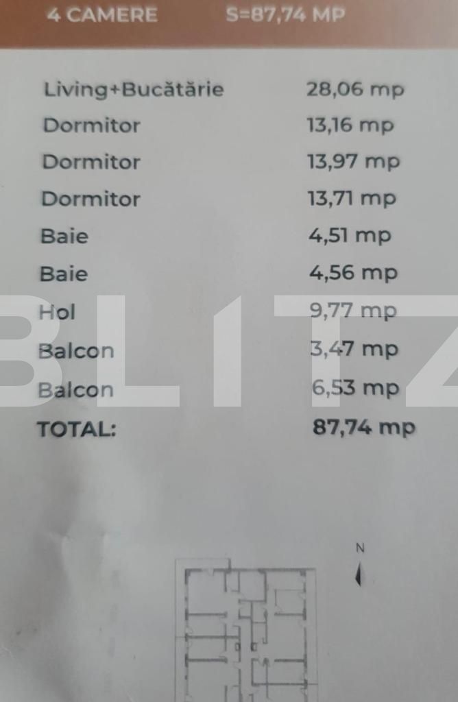 Apartament de vânzare 4 camere Semicentral - 115304AV | BLITZ Cluj-Napoca | Poza2