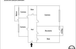Apartament 3 camere, 81 mp, decomandat, boxa la subsol, zona Parcului Engels