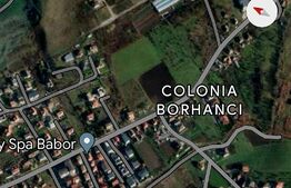 Teren cu suprafata de  812mp,cu autorizatie pentru constructie duplex,situat in   Borhanci