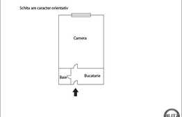 Apartament de vanzare, 1 camera, 22 mp, etaj intermediar, zona strazii Beiusului