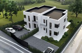 Duplex finalizat cu panorama spre oras, semifinisat in cartier Borhanci