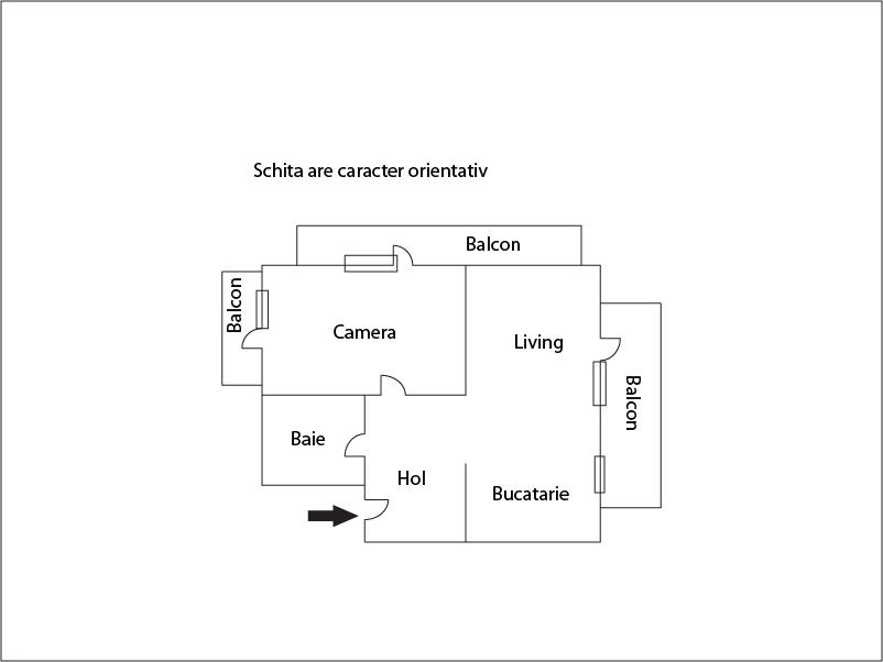 Apartament de vânzare 2 camere Floreşti - 1158AV | BLITZ Cluj-Napoca | Poza1
