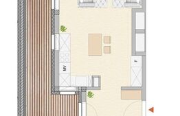 Studio 40 mp, priveliste si terasa,zona Semicentrala