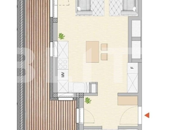 Garsonieră de vânzare Semicentral - 115893AV | BLITZ Cluj-Napoca | Poza1