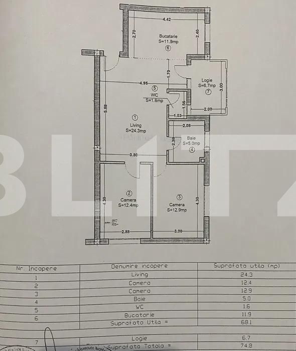 Apartament de vânzare 3 camere Floreşti - 115908AV | BLITZ Cluj-Napoca | Poza8