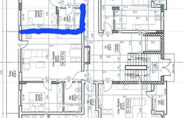 Apartament semifinisat, 2 camere, terasa de 9,18 mp, incalzire in pardoseala, lift, parcare, zona Teilor