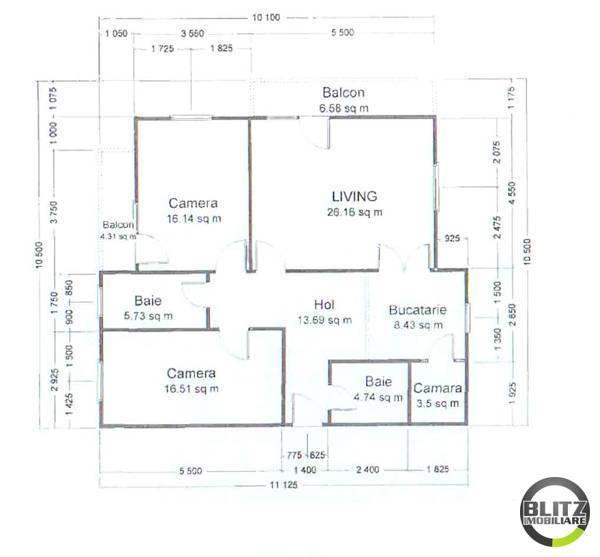 Apartament de vânzare 3 camere Manastur - 1160AV | BLITZ Cluj-Napoca | Poza1