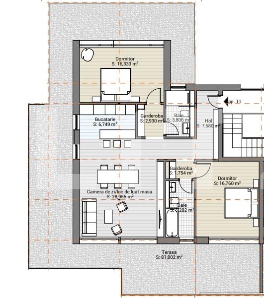 Apartament de vânzare 3 camere Borhanci - 116001AV | BLITZ Cluj-Napoca | Poza1