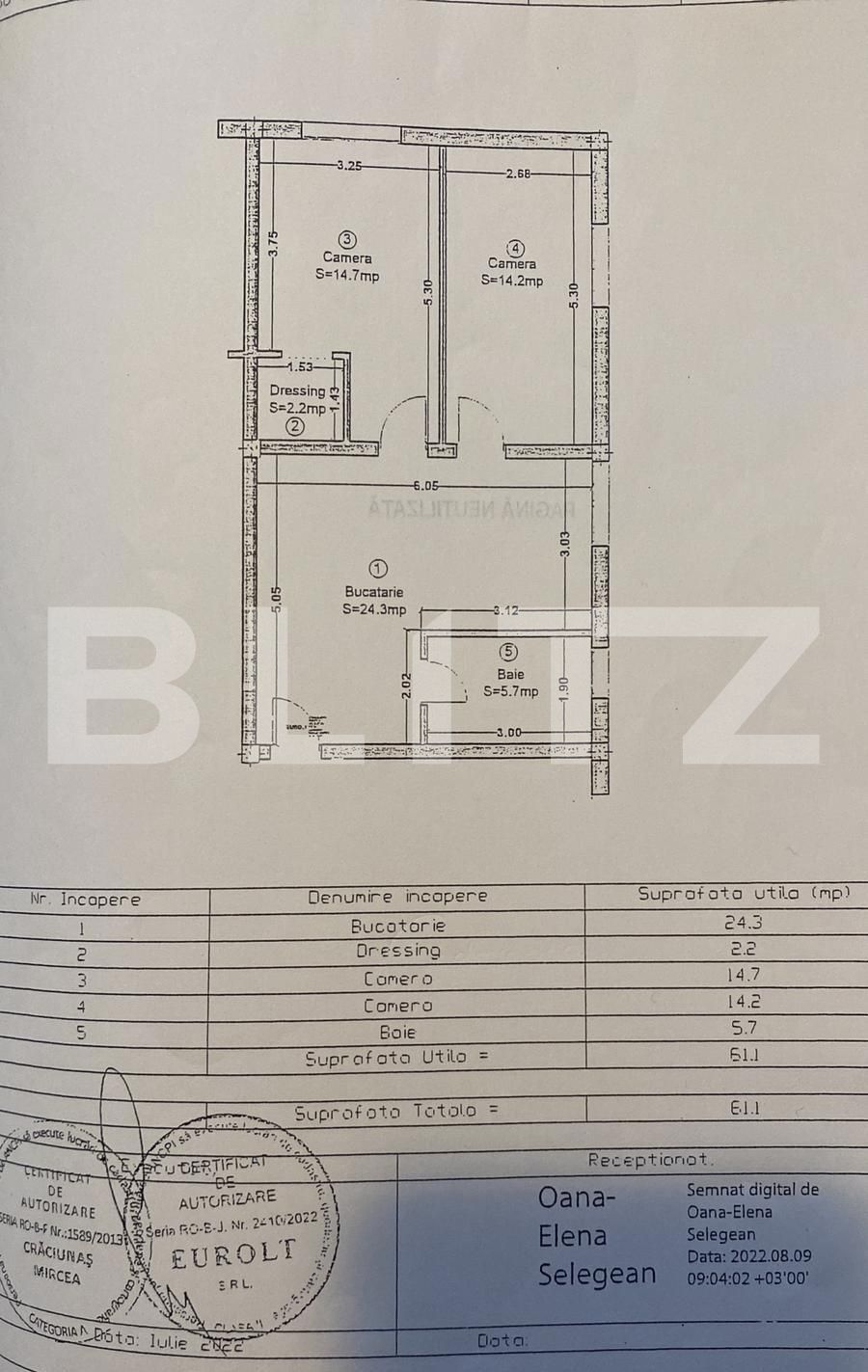 Apartament de vânzare 3 camere Floreşti - 116098AV | BLITZ Cluj-Napoca | Poza10