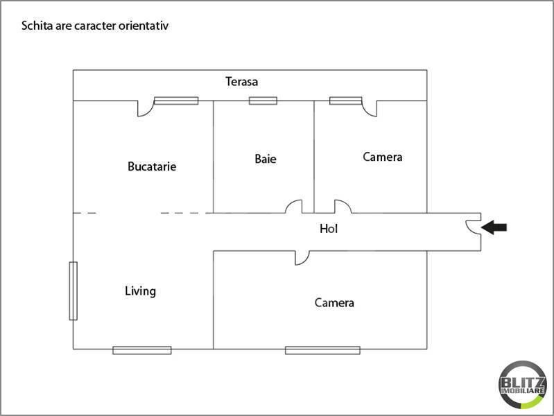 Apartament de vânzare 3 camere Bună Ziua - 1161AV | BLITZ Cluj-Napoca | Poza1